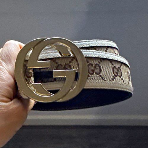 Gucci logo beige brown - gg, beige/brown