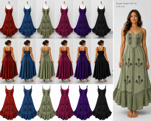 Women boho maxi dress summer - boho,