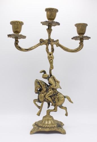 Pair vintage solid - pair, brass