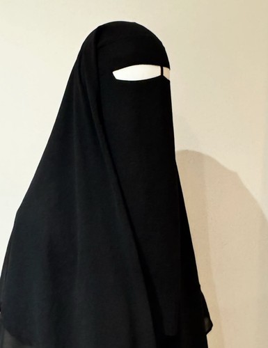 Two layer diamond niqab - two,