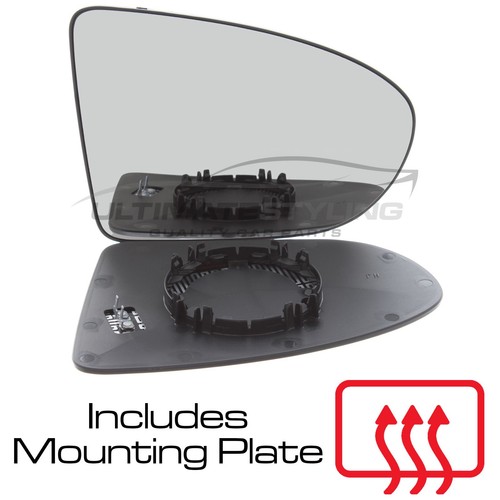 Wing mirror glass - fits, nissan