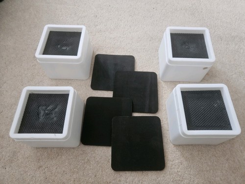 White stackable bed and