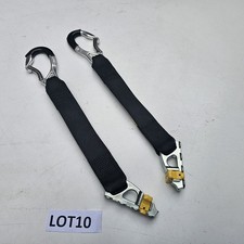 2 x Unwin Front Straps with Carabiner Clamps Restraints Straps