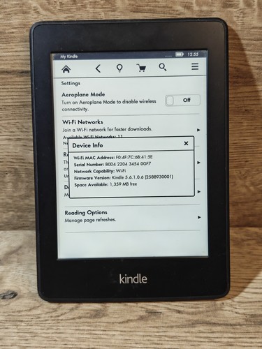 Kindle paperwhite 7th - paperwhite, (7th