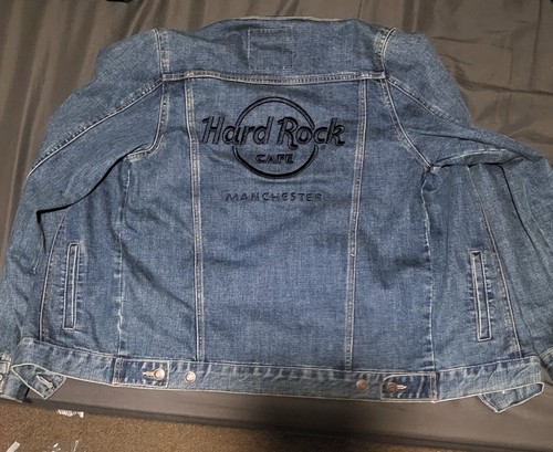 Hard rock cafe denim jacket - hard,