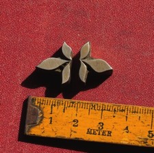 2x brass ornament bookbinding Art Nouveau gilding bookbinder tool leather mold-