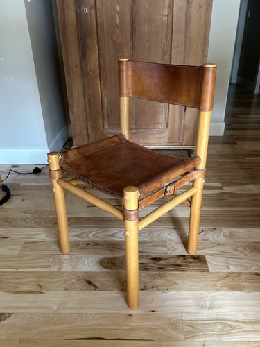 Leather safari chair c - leather, chair,