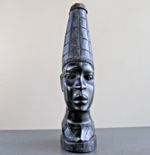 African Ebony Wood Head