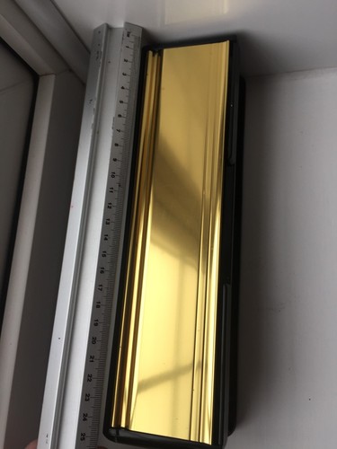 Gold letterbox for - gold,