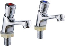 Bathroom Basin Taps Pair 1/2