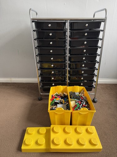 Lego bricks storage cabinet - lego,