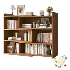 Wooden shelf bookcase - bookcase, shelving