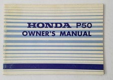 1967 Honda 50 P50 Owner's