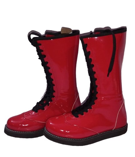 Wrestling boots red - boots,
