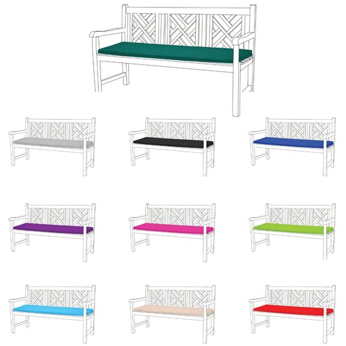 Seater garden bench pad - garden,