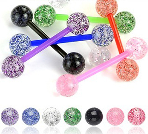Flexi glitter ball tongue - glitter,