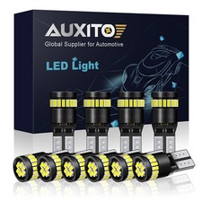 AUXITO T10 6500k Canbus LED Error Free White W5W 501 Side Lights 3014SMD 1.8W
