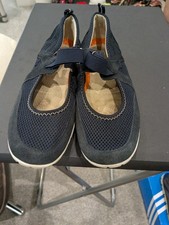 Pavers Ladies Suede And Mesh