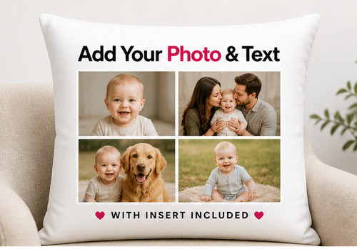 Personalised photo cushion - photo,