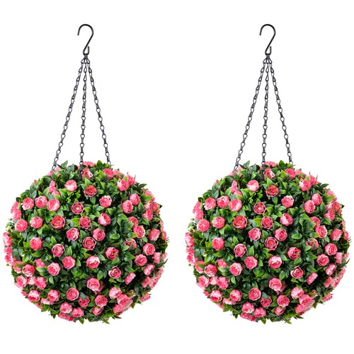 Artificial rose topiary - topiary, balls