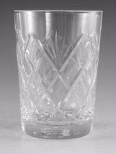 Royal BRIERLEY Crystal - BRAEMAR Cut - Tumbler Glass / Glasses - 4 1/8"