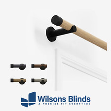 Curtain Pole - Wood-Effect