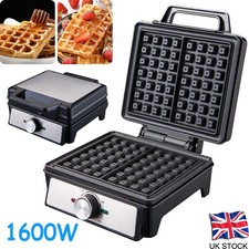 1600W Belgian Waffle Maker