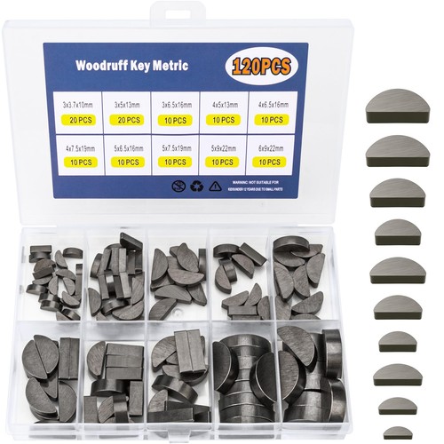 120pcs woodruff key - key, assortment