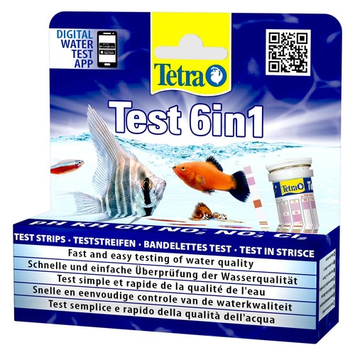 Tetra test 25 strips - in,