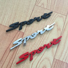3D Sport Logo Metal Chrome