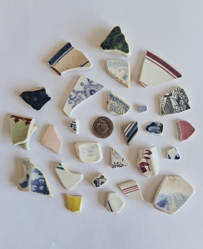 Sea pottery pieces ideal for - pieces,