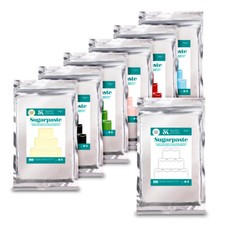 Squires Kitchen Sugarpaste 1KG Multiple Colours Ready Roll Icing Fondant