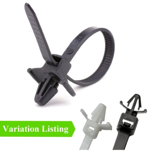 Push mount winged cable ties - mount,