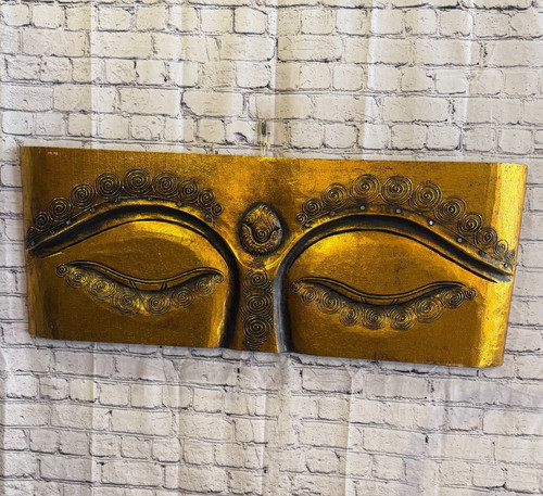 100cm 40cm gold - gold, eyes
