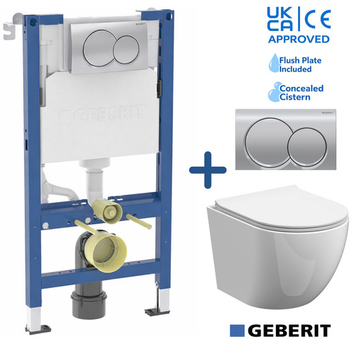 Wall hung toilet geberit - geberit, 98cm