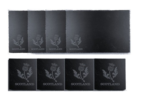 Scottish thistle slate - scottish,