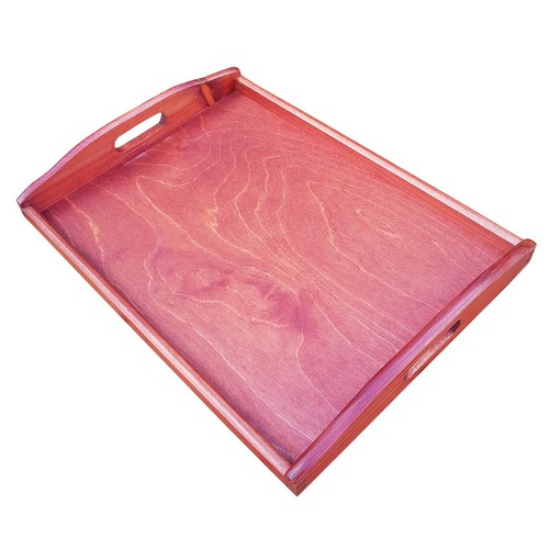 Large wooden serving - serving, tray