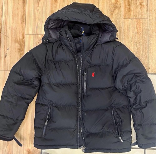 Polo ralph lauren black hooded - polo,