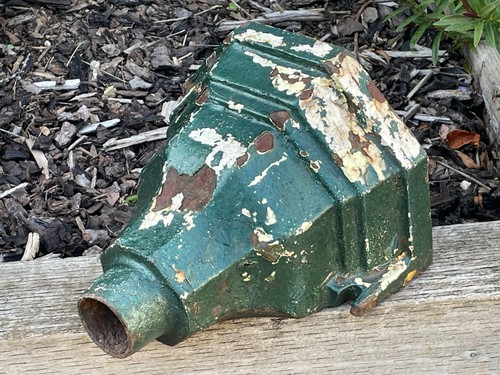 Antique vintage gutter - antique, cast