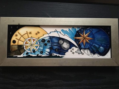 Moorcroft neptune plaque ltd - neptune,