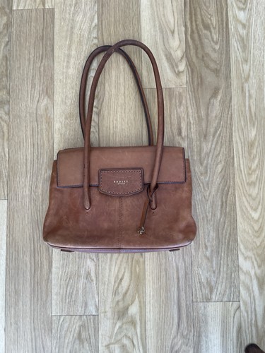 Radley tan leather saddle flap - tan,