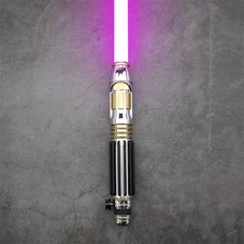 Star Wars Mace Windu Lightsaber - Neopixel Replica FX Saber, Many Colors Sounds