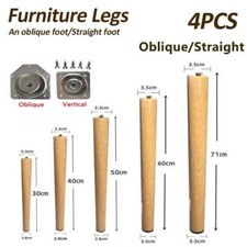4Pcs 30-50cm Height Solid Wood