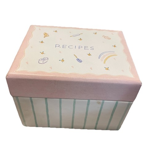 Hallmark recipe box with - recipe,