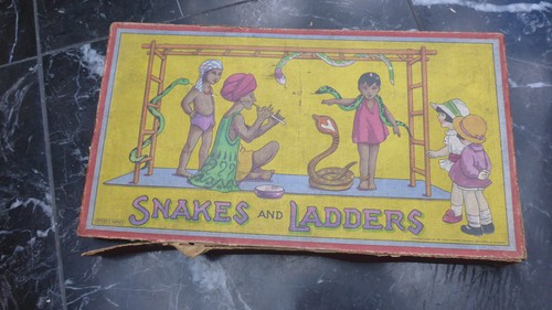 Old vintage snakes and - snakes, ladders