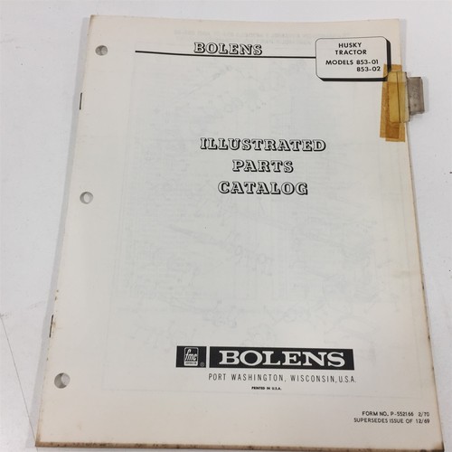 Bolens husky tractor - husky, 853-01