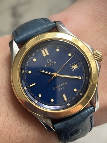 Omega seamaster 120m - 18k, gold