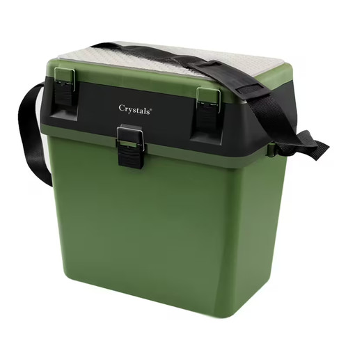 Fishing tackle box with padded - tackle,