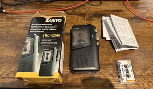 Sanyo tcr 525m microcassette - sanyo,