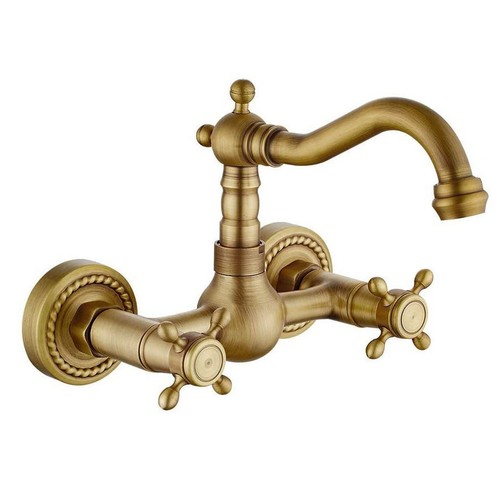 Antique brass wall mount - brass,